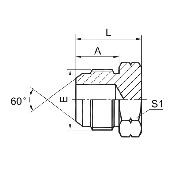 JIS Flare Plug 4S Buy JIS 30 degee Flare Plug Dimensions, JIS 30