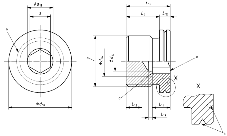 Metric Hydraulic Caps and Plugs DIN 908 Screw Plug FITSC