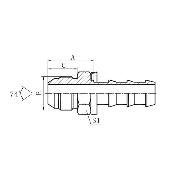 JIC Male Push On Hose Fittings Buy Stainless Steel JIC Male Push On Hose Fittings, jic hose
